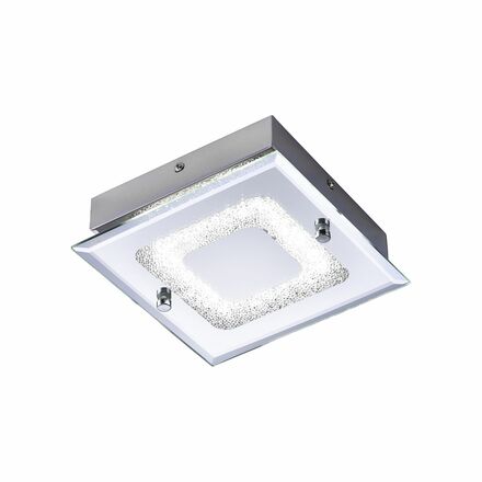 LEUCHTEN DIREKT is JUST LIGHT LED stropní a nástěnné svítidlo, chrom, sklo 4000K LD 11570-17