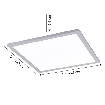 LEUCHTEN DIRECT LED stropní svítidlo, panel, hranaté, 45x45cm 2700-5000K LD 14755-21