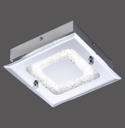 LEUCHTEN DIREKT is JUST LIGHT LED stropní a nástěnné svítidlo, chrom, sklo 4000K LD 11570-17