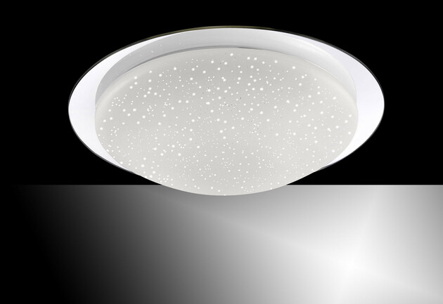 LEUCHTEN DIREKT is JUST LIGHT LED stropní svítidlo, sklo, chrom, kruhové, 38cm 2700-5000K LD 14331-17