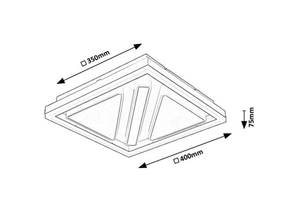 Rabalux stropní svítidlo Gremin LED 73W CCT DIM 71111