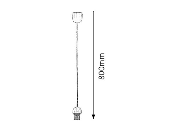 Rabalux závěsné svítidlo Fix E27 1x MAX 60W průhledná 1332