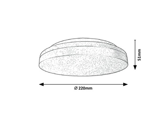 Rabalux venkovní stropní svítidlo Zenon LED 18W IP54 CCT 2697