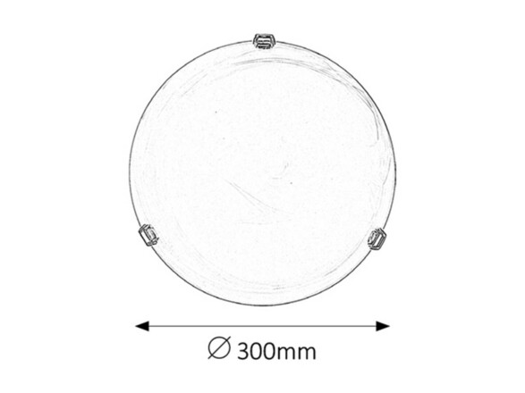 Rabalux stropní svítidlo Alabastro E27 1x MAX 60W bílé alabastrové sklo 3201