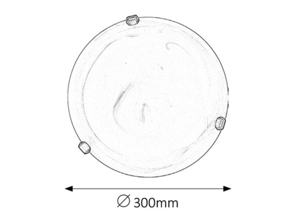 Rabalux stropní svítidlo Alabastro E27 1x MAX 60W bílé alabastrové sklo 3203