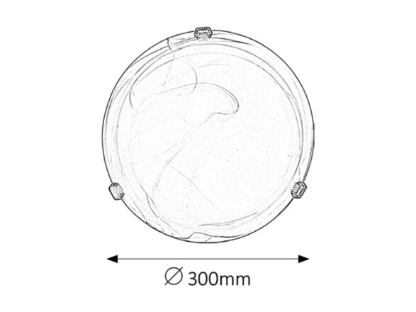Rabalux stropní svítidlo Alabastro E27 1x MAX 60W tabák-alabastr sklo 3253
