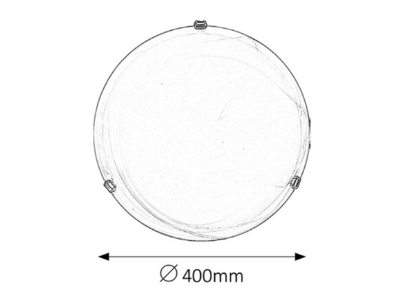 Rabalux stropní svítidlo Alabastro E27 2x MAX 60W bílé alabastrové sklo 3302