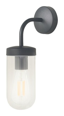 Rabalux koupelnové svítidlo Yago E27 1x MAX 60W matná černá IP44 3310