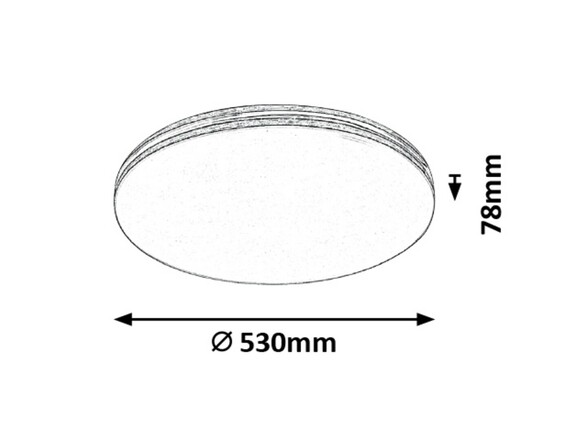 Rabalux stropní svítidlo Oscar LED 36W 3411