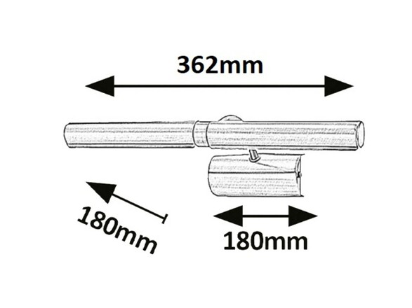 Rabalux svítidlo nad obraz Picture light E14 T25 2x MAX 40W bronzová 3642