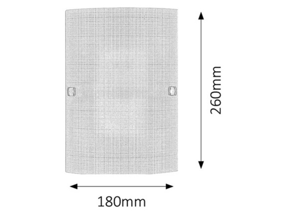 Rabalux nástěnné svítidlo Scottie E27 1x MAX 60W bílá vzorovaná 3887