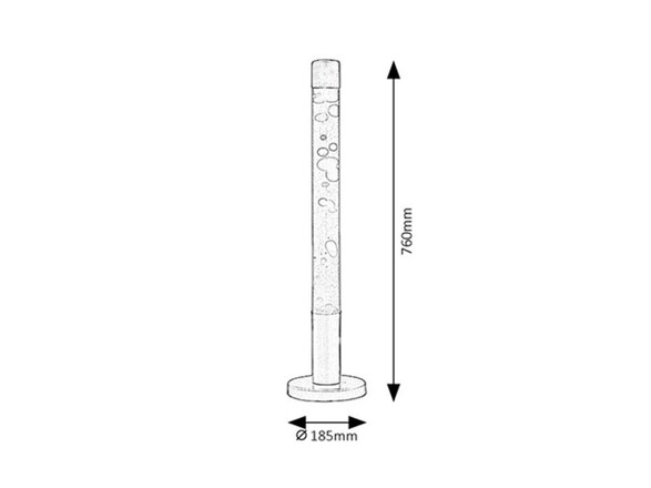 Rabalux lávová lampa Dovce E14 R50 1x MAX 40W červená 4111