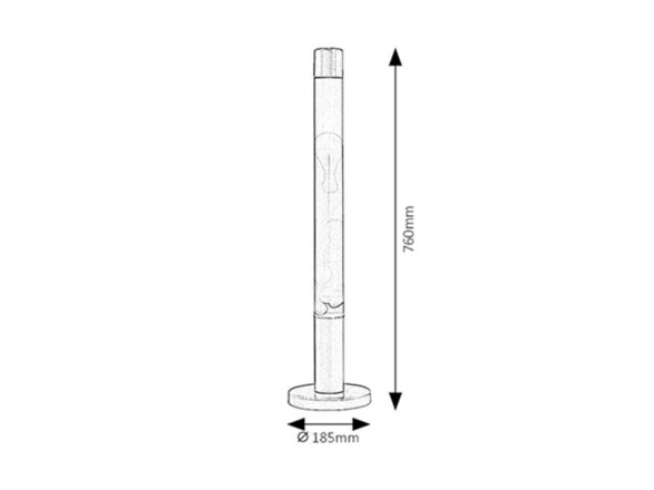 Rabalux lávová lampa Dovce E14 R50 1x MAX 40W oranžová 4112