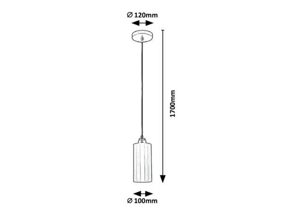 Rabalux závěsné svítidlo Panthea E27 1x MAX 40W zlatá 4479