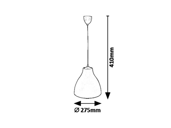 Rabalux závěsné svítidlo Morris E27 1x MAX 40W bílá 5059
