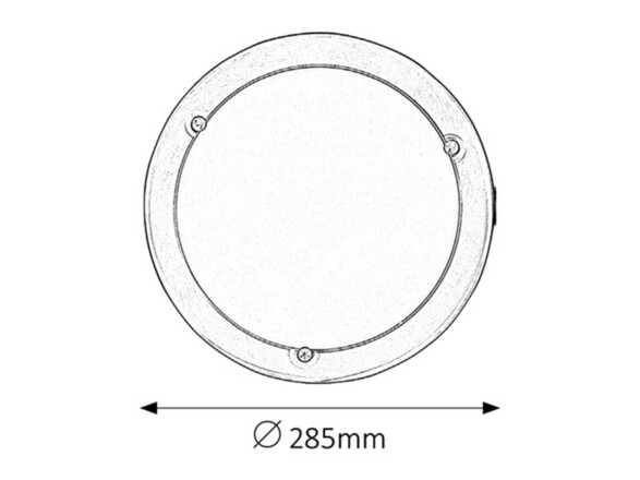 Rabalux stropní svítidlo Ufo E27 1x MAX 60W saténová chromová 5121