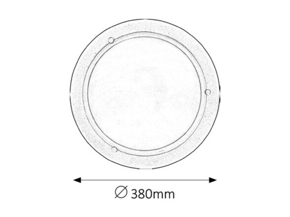 Rabalux stropní svítidlo Ufo E27 2x MAX 60W bílá 5131