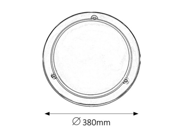 Rabalux stropní svítidlo Ufo E27 2x MAX 60W chromová 5143