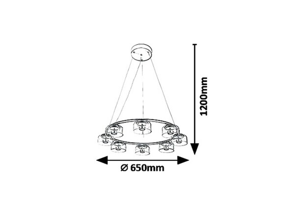 Rabalux závěsné svítidlo Lorell LED 40W 5390