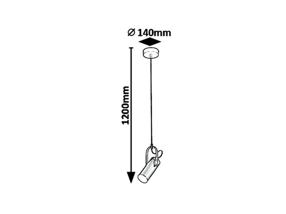 Rabalux závěsné svítidlo Raven LED 5W 6429