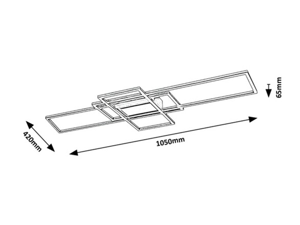 Rabalux stropní svítidlo Thabita LED 54W CCT DIM 6869