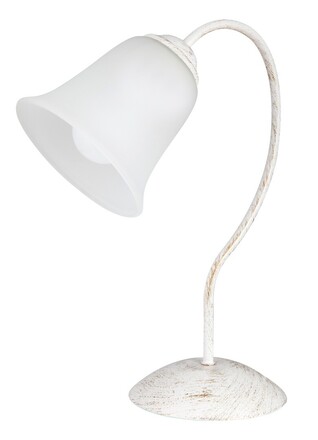 Rabalux stolní lampa Fabiola E27 1x MAX 40W antikovaná bílá 7260