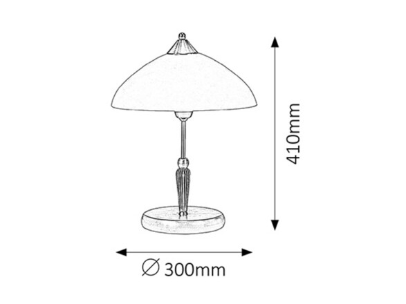 Rabalux stolní lampa Regina E14 1x MAX 40W bronzová 8172