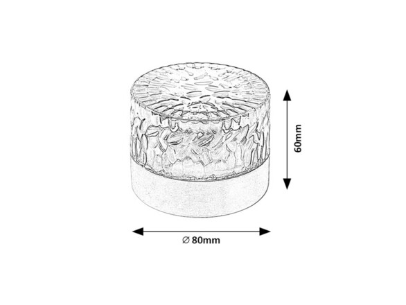 Rabalux venkovní solární svítidlo Lentula LED 0,5W nerezová ocel IP44 7010