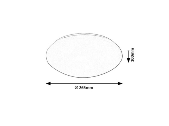 Rabalux stropní svítidlo Lucas LED 12W IP44 71132