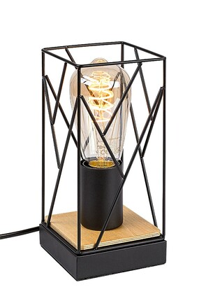 Rabalux stolní lampa Boire E27 1x MAX 40W černá 74006