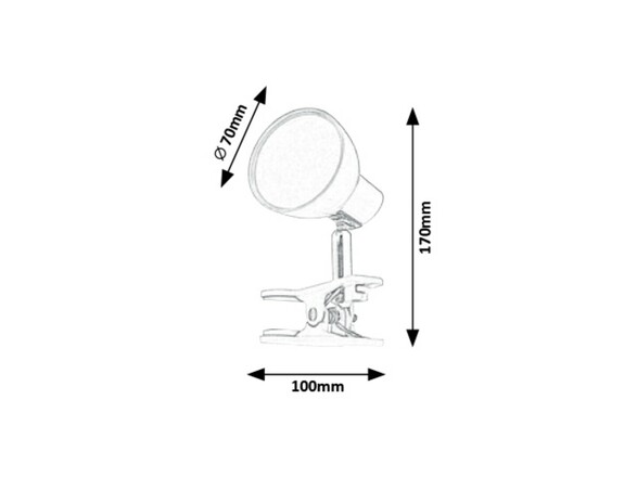 Rabalux bodové svítidlo Noah LED 5W 1480