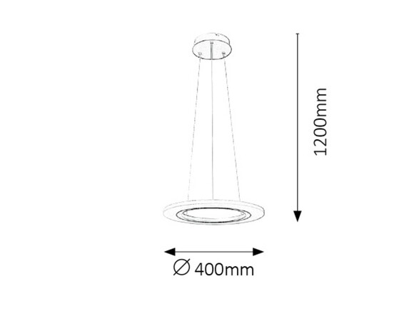 Rabalux závěsné svítidlo Adrienne LED 20W 2428