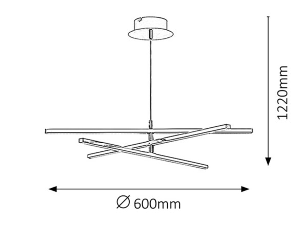 Rabalux závěsné svítidlo Meredith LED 18W 2480