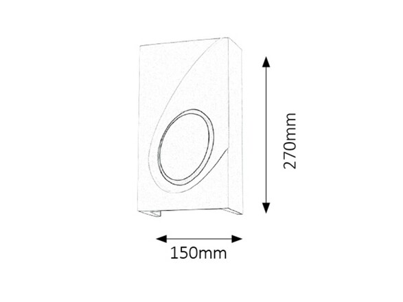 Rabalux nástěnné svítidlo Gia E14 1x MAX 40W bílá 2519