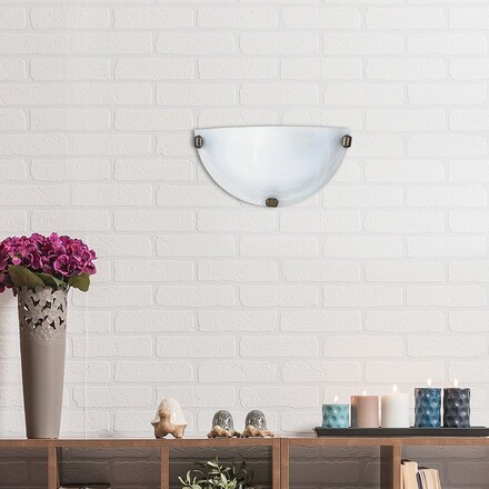 Rabalux nástěnné svítidlo Alabastro E27 1x MAX 60W bílé alabastrové sklo 3003