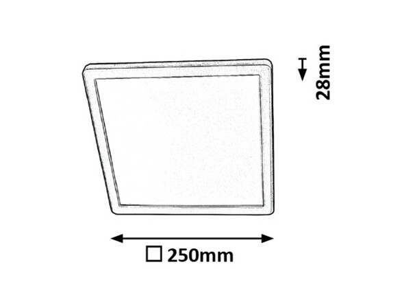 Rabalux stropní svítidlo Lambert LED 15W IP44 3359