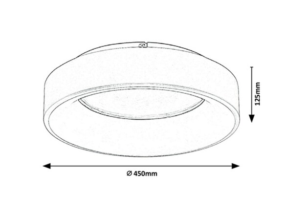 Rabalux stropní svítidlo Adeline LED 24W CCT DIM 3928