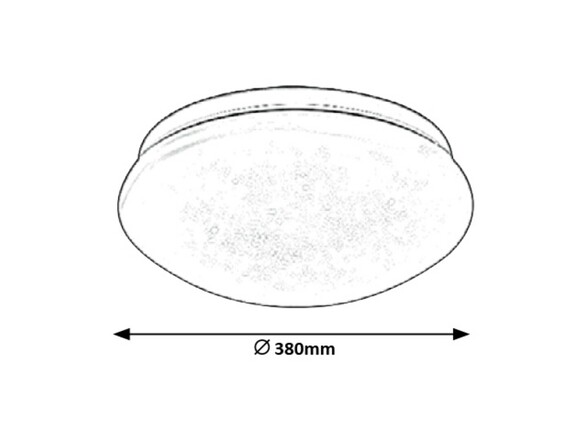 Rabalux stropní svítidlo Lucas LED 24W 3938
