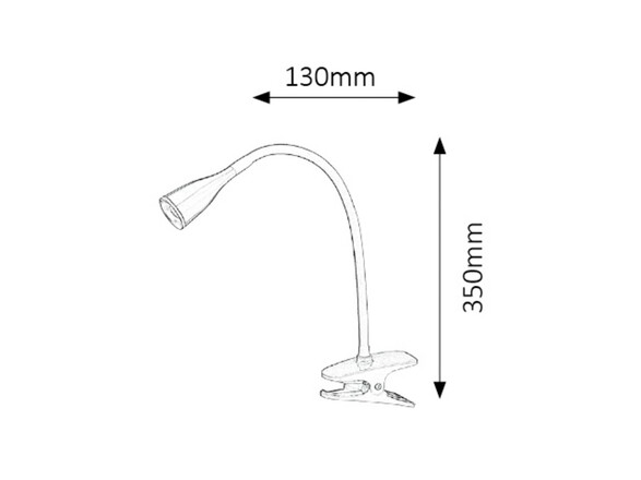 Rabalux stolní lampa Jeff LED 4,5W 4195