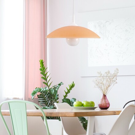Rabalux závěsné svítidlo Cupola range E27 1x MAX 60W oranžová 4613