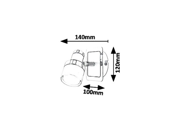 Rabalux koupelnové svítidlo Harold LED 5W IP44 5021