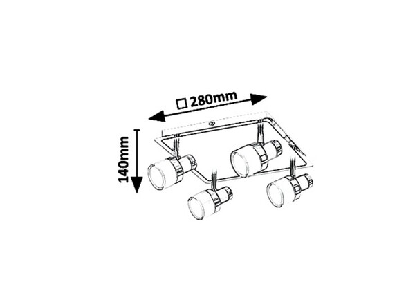 Rabalux koupelnové svítidlo Harold LED 20W IP44 5024