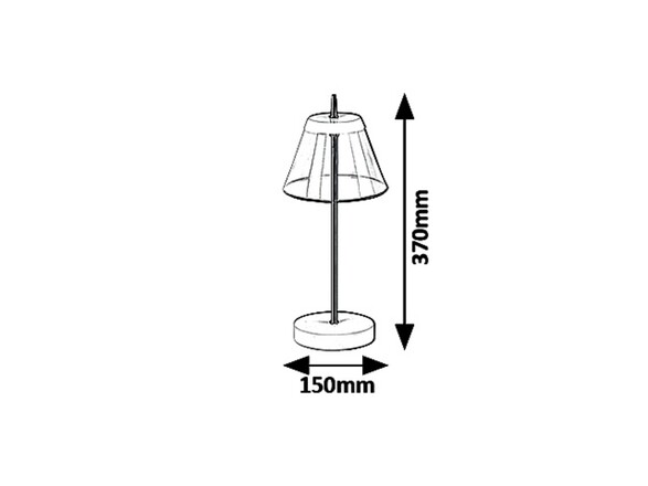 Rabalux stolní lampa Aviana LED 6W 5030