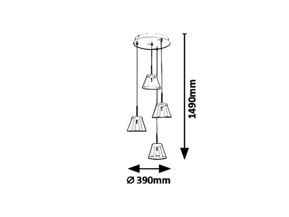 Rabalux závěsné svítidlo Aviana LED 24W 5032