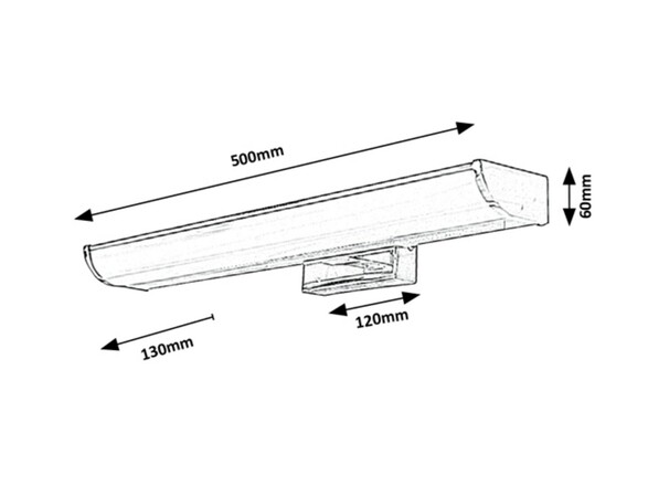 Rabalux koupelnové svítidlo Evron LED 7,5W IP44 DIM 5063