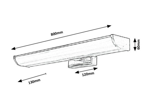 Rabalux koupelnové svítidlo Evron LED 13,5W IP44 DIM 5064