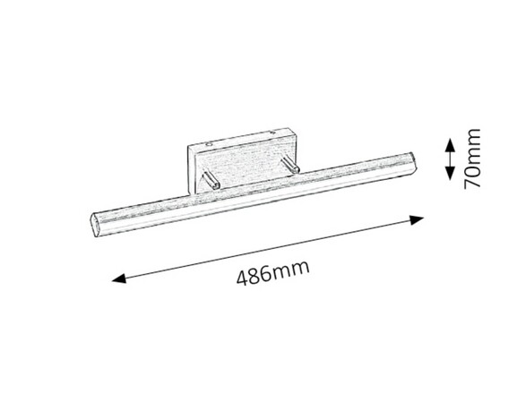 Rabalux koupelnové svítidlo Silas LED 12W IP44 5720