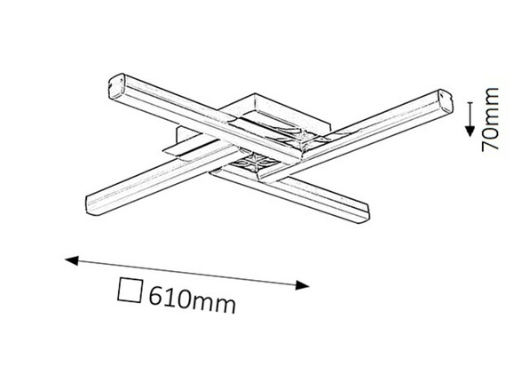 Rabalux koupelnové svítidlo Antonia LED 4x 6 W IP44 5896