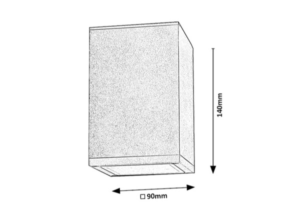 Rabalux venkovní stropní svítidlo Zombor GU10 1x MAX 35W antracitová IP54 7820