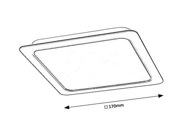 Rabalux stropní svítidlo Shaun LED 17W 2684